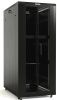 Шкаф серверный Hyperline TTBR-4281-DD-RAL9004 напольный 42U 800x1000мм пер.дв.перфор.2ств. задн.дв.п