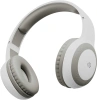 Гарнитура накладные Digma BT-15 белый/серый беспроводные bluetooth оголовье (BT-15W)