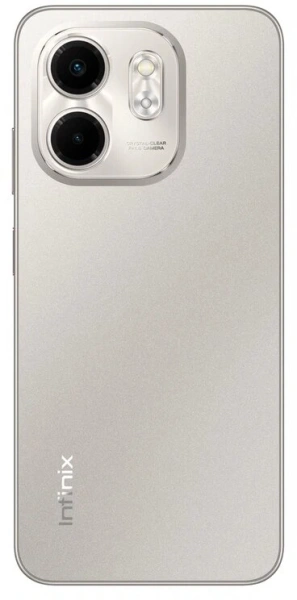 Смартфон Infinix X6532 Smart 9 128Gb 3Gb титан моноблок 3G 4G 2Sim 6.7" 720x1600 Android 14 13Mpix 802.11 a/b/g/n/ac GPS GSM900/1800 GSM1900 TouchSc Protect FM microSD max2048Gb