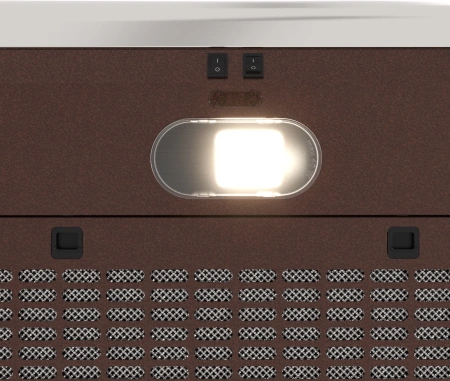 Вытяжка каминная Elikor Сатурн 60П-180-В1Л медный антик/нержавеющая сталь управление: кнопочное (1 мотор)