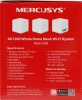 Бесшовный Mesh роутер Mercusys Halo H30(3-pack) AC1200 10/100BASE-TX компл.:устройство/крепления/адаптер белый (упак.:3шт)