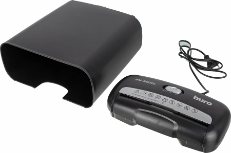 Шредер Buro Home BU-S601S (секр.Р-1) ленты 6лист. 10лтр. пл.карты