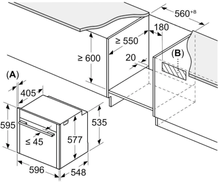 Духовой шкаф Электрический Neff B64FS31N0 черный/нержавеющая сталь