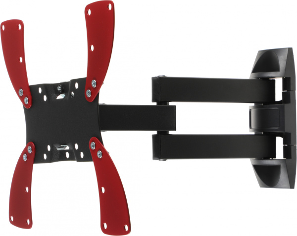 Кронштейн для телевизора Holder LCDS-5066 черный 22"-42" макс.30кг настенный поворот и наклон