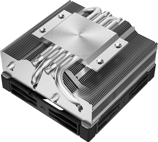 Устройство охлаждения(кулер) Deepcool AN400 Soc-AM5/AM4/1200/1700/1851 черный 4-pin 23.2dB Al 150W 431.4gr Ret (R-AN400-BKNNMN-G)