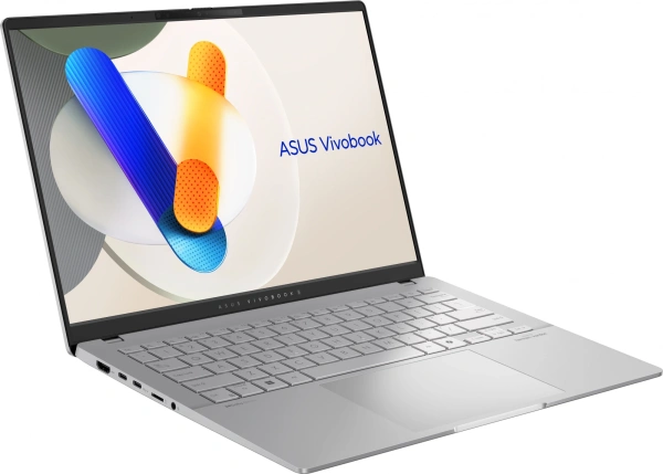 Ноутбук Asus VivoBook S14 OLED M5406WA-QD127 Ryzen AI 9 365 24Gb SSD1Tb AMD Radeon 880M 14" OLED WUXGA (1920x1200) noOS silver WiFi BT Cam (90NB14P1-M007L0)