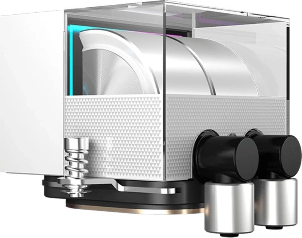 Система водяного охлаждения PcCooler DS360 WH Soc-AM5/AM4/1200/1700/1851 белый 4-pin Al LCD 310W Ret (DS360-WHNWXX-GL)