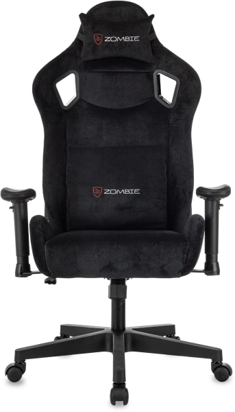 Кресло игровое Zombie Ghost Fabric черный Light-20 крестов. пластик