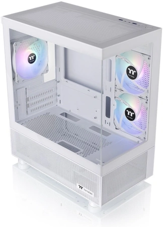 Корпус Thermaltake View 170 TG ARGB белый без БП mATX 5x120mm 2x140mm 1x200mm 2xUSB3.0 audio bott PSU