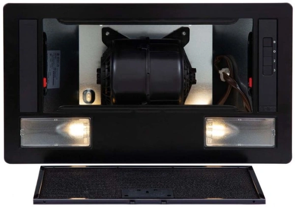 Вытяжка встраиваемая Elica Era C BL/A/52 черный управление: кнопочное (1 мотор)