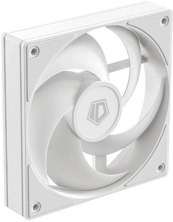 Вентилятор для корпуса ID-Cooling AS-120-W 120х120x25 белый 4-pin 27.2дБ Ret