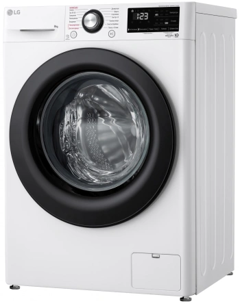 Стиральная машина LG F2V3PS6W класс: A загр.фронтальная макс.:8кг белый инвертер