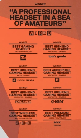 Наушники с микрофоном Steelseries Arctis Pro Wireless черный мониторные BT/Radio оголовье (61473)