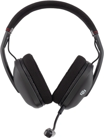 Наушники с микрофоном Оклик HS-L750G черный 1.5м накладные BT/Radio/3.5mm оголовье (2007557)