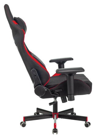 Кресло игровое A4Tech Bloody GC-950 черный/красный текстиль/эко.кожа крестов. металл