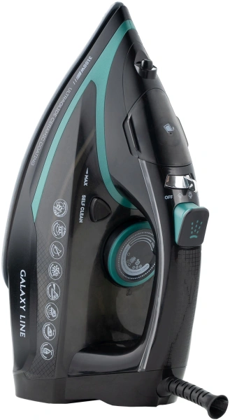 Утюг Galaxy Line GL 6136 3100Вт черный/зеленый