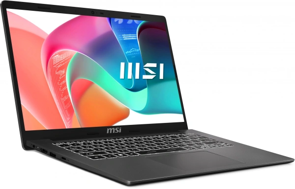 Ноутбук MSI Modern 14 F13MG-208RU Core i7 1355U 16Gb SSD512Gb Intel Iris Xe graphics 14" IPS FHD (1920x1080) Windows 11 Professional grey WiFi BT Cam (9S7-14S121-208)