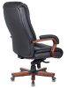 Кресло руководителя Бюрократ T-9925WALNUT черный кожа/кожзам крестов. металл/дерево