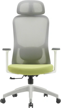 Кресло Cactus CS-GMC515-GYGN серый сиденье салатовый сетка/ткань с подголов. крестов. пластик пластик серый