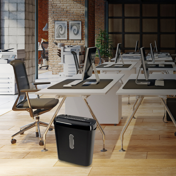 Шредер Cactus CS-SH-A1 (секр.Р-2)/ленты/6лист./8лтр.