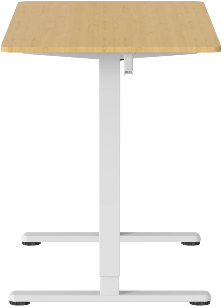Стол для компьютера Cactus CS-ED-WTBAM столешница бамбук бежевый каркас белый 120x71x60см