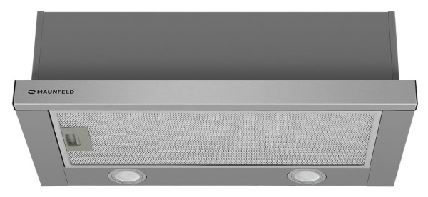 Вытяжка встраиваемая Maunfeld VS Light 50 нержавеющая сталь управление: кулисные переключатели (1 мотор)
