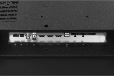 Телевизор LED Hyundai 50" H-LED50BU7100 WebOS Frameless Metal серый/серый 4K Ultra HD 60Hz MEMC DVB-T DVB-T2 DVB-C DVB-S DVB-S2 USB WiFi Smart TV