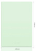 Блокнот Deli 22283LT-GREEN 210х143мм искусст. кожа 96л светло-зеленый