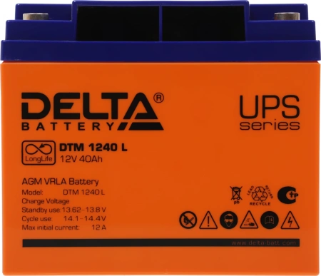 Батарея для ИБП Delta DTM 1240 L 12В 40Ач