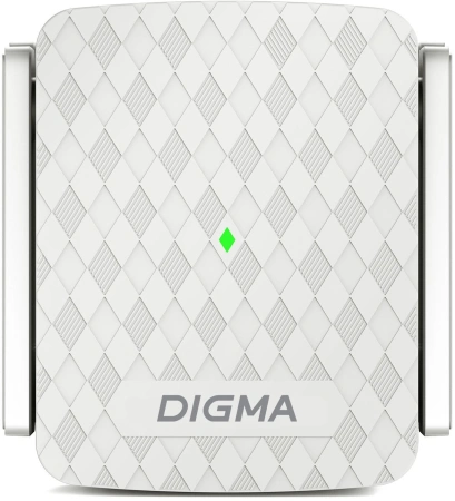 Повторитель беспроводного сигнала Digma D-WR400 AC1200 10/100BASE-TX/Wi-Fi белый