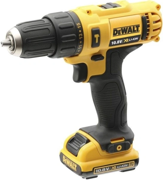 Дрель-шуруповерт DeWalt DCD716D2-KS аккум. патрон:быстрозажимной (кейс в комплекте)