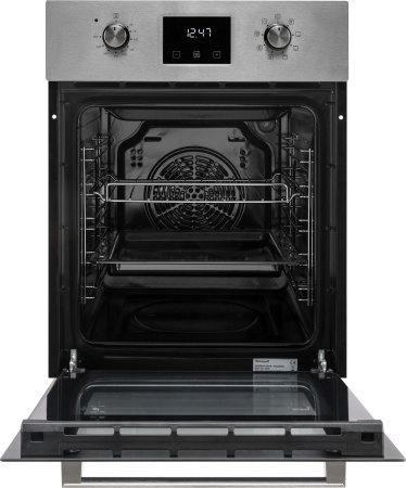 Духовой шкаф Электрический Weissgauff EOY 451 PDX нержавеющая сталь/черный