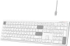 Клавиатура A4Tech Fstyler FBX55C белый USB беспроводная BT/Radio slim Multimedia (FBX55C)