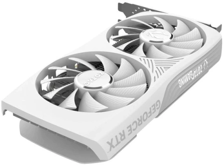 Видеокарта Zotac PCI-E 4.0 RTX 4060 TWIN EDGE OC WHITE ED NVIDIA GeForce RTX 4060 8Gb 128bit GDDR6 2490/17000 HDMIx1 DPx3 HDCP Ret