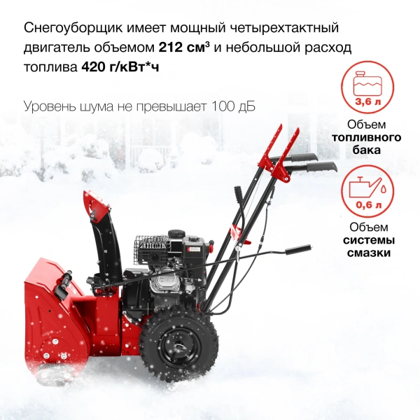 Снегоуборщик бензин. Starwind GST-4356 7л.с.