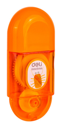 Лента коррект. Deli EH350 6мх5мм ассорти корпус белый блистер