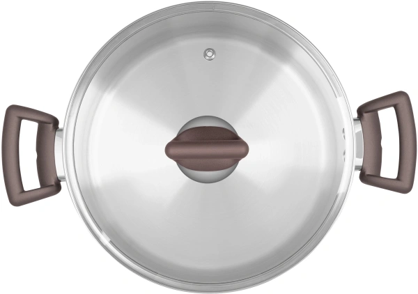 Кастрюля Rondell Fest RDS-1322 2.8л. d=20см (с крышкой) стальной