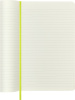 Блокнот Moleskine CLASSIC SOFT QP616C2 Large 130х210мм 192стр. линейка мягкая обложка лайм