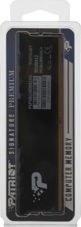 Память DDR5 8GB 4800MHz Patriot PSP58G480041H1 Signature Premium RTL PC5-38400 CL40 DIMM 288-pin 1.1