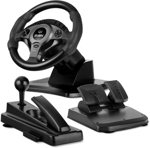 Руль Sven GC-W750 16кноп. (с педалями) черный