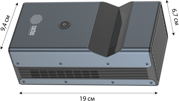 Проектор Cactus CS-PRU.03B.Full HD-A DLP 6500Lm LS 650Lm ANSI (1920x1080) 2000:1 ресурс лампы:30000часов 2xUSB typeA 1xHDMI 1.5кг