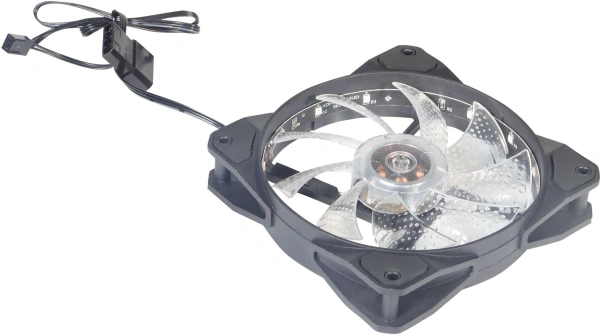 Вентилятор Оклик OG-CF120RGB2-BK 120x120x25 3-pin 4-pin (Molex)25dB LED Ret