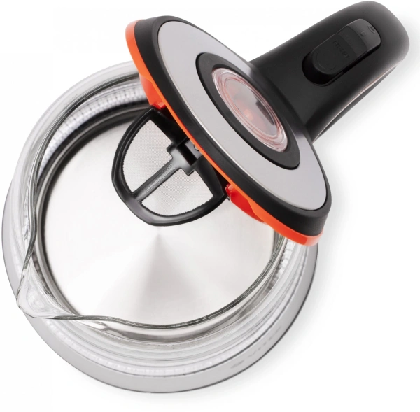 Чайник электрический Vitek VT-7005 1.7л. 2200Вт серебристый корпус: стекло/металл