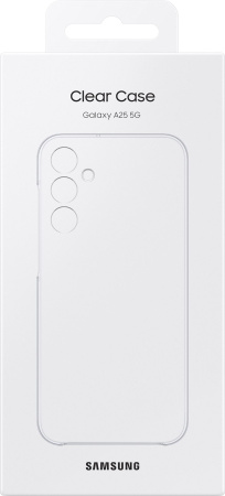 Чехол (клип-кейс) Samsung для Samsung Galaxy A25 Clear Case Clear Case A25 прозрачный (EF-QA256CTEGR