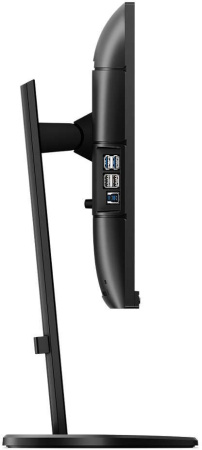 Монитор Philips 23.8" 241B8QJEB (00/01) черный IPS LED 5ms 16:9 DVI HDMI M/M матовая HAS Piv 1000:1 250cd 178гр/178гр 1920x1080 75Hz VGA DP FHD USB 4.97кг