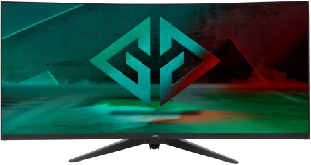 Монитор GMNG 34" Gaming GM-34C11W черный VA LED 2ms 21:9 HDMI M/M матовая HAS Piv 4000:1 300cd 178гр/178гр 3440x1440 165Hz G-Sync FreeSync DP 2K 8.57кг