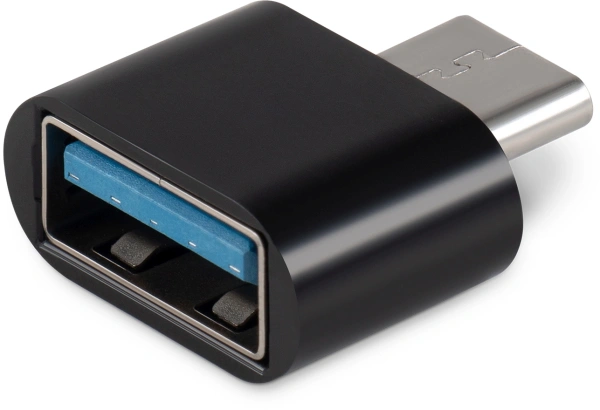 Адаптер Buro BU-USB2-AF-CM USB A(f) USB Type-C (m) черный