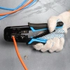 Инструмент обжимной PROconnect HT-568R 12-3432-6 для RJ-45/RJ-12/RJ-11 черный/синий