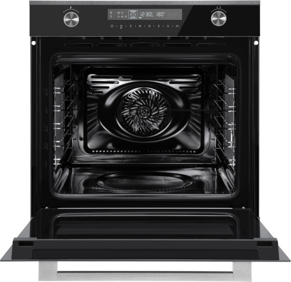 Духовой шкаф Электрический Weissgauff EOM 751 PDBSX черный/нержавеющая сталь