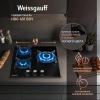 Газовая варочная поверхность Weissgauff HGG 451 BGV черный